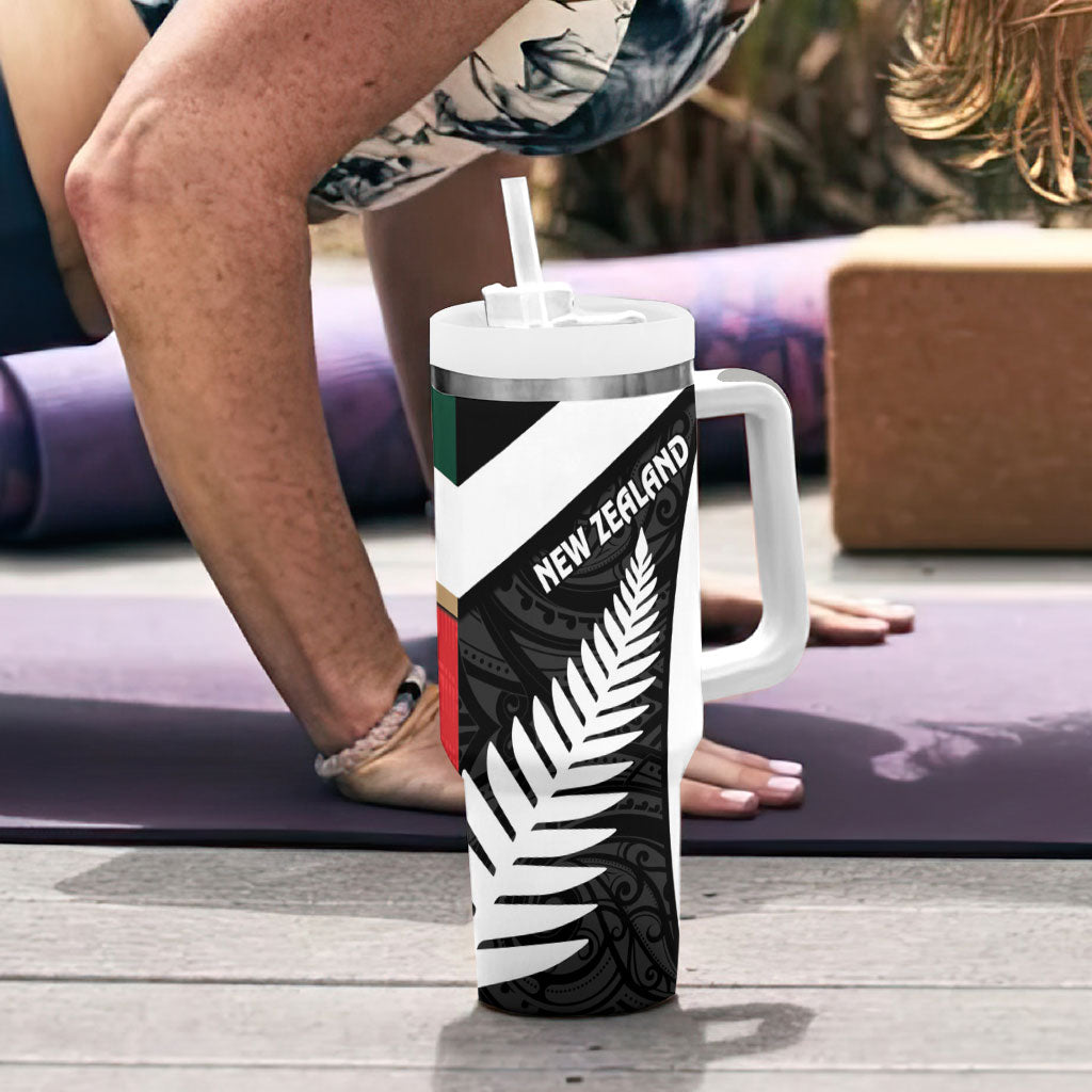 Rugby New Zealand and Lebanon Tumbler With Handle All Black Cedars Together