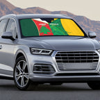 Rugby Australia and Lebanon Auto Sun Shade Aussie Kangaroos Cedars Together