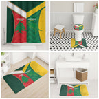 Rugby Australia and Lebanon Bathroom Set Aussie Kangaroos Cedars Together