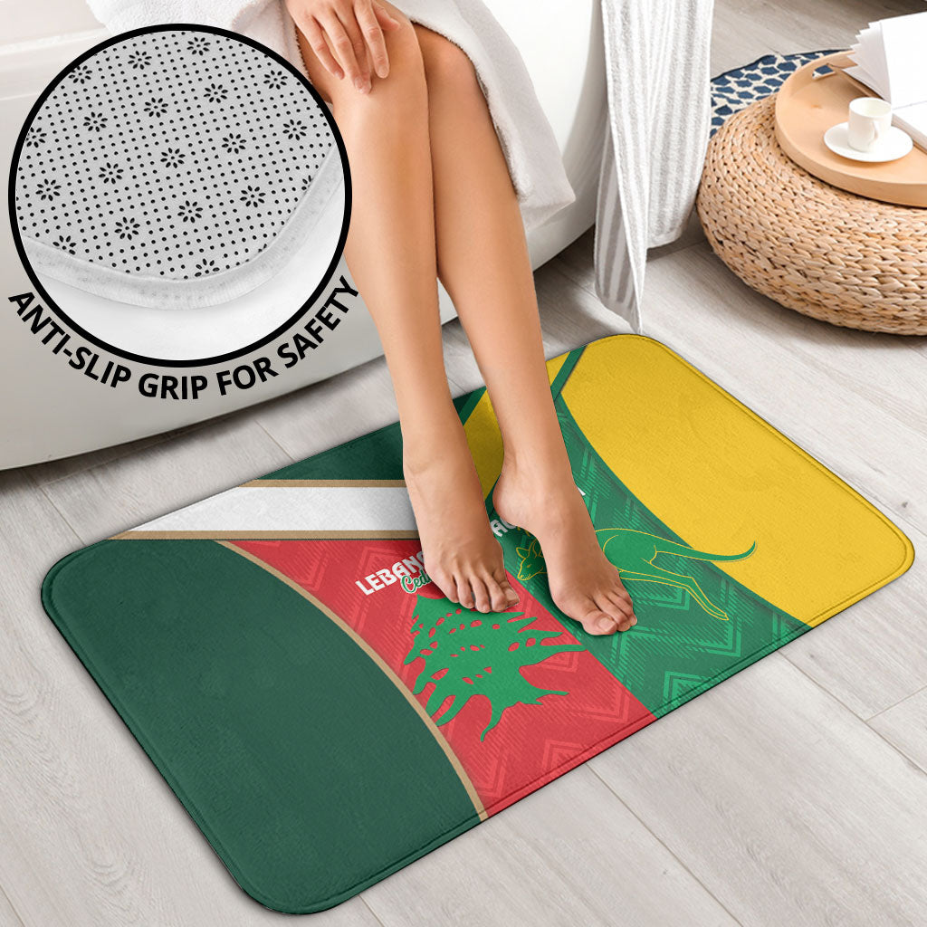 Rugby Australia and Lebanon Bathroom Set Aussie Kangaroos Cedars Together