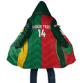 Custom Rugby Australia and Lebanon Cloak Aussie Kangaroos Cedars Together