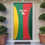 Custom Rugby Australia and Lebanon Door Cover Aussie Kangaroos Cedars Together