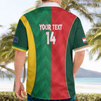 Custom Rugby Australia and Lebanon Hawaiian Shirt Aussie Kangaroos Cedars Together