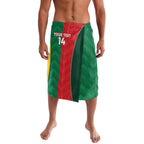 Custom Rugby Australia and Lebanon Lavalava Aussie Kangaroos Cedars Together