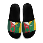 Rugby Australia and Lebanon Slide Sandals Aussie Kangaroos Cedars Together