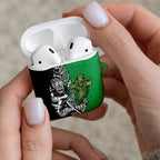 New Zealand and Ireland Rugby Custom AirPods Case Maori Tiki Fern Irish Celtic Cross - Aussie Hoodie
