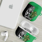New Zealand and Ireland Rugby Custom AirPods Case Maori Tiki Fern Irish Celtic Cross - Aussie Hoodie