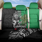 New Zealand and Ireland Rugby Custom Back Car Seat Cover Maori Tiki Fern Irish Celtic Cross - Aussie Hoodie