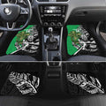 New Zealand and Ireland Rugby Custom Car Mats Maori Tiki Fern Irish Celtic Cross - Aussie Hoodie