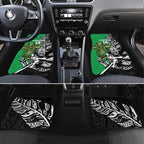 New Zealand and Ireland Rugby Custom Car Mats Maori Tiki Fern Irish Celtic Cross - Aussie Hoodie