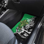 New Zealand and Ireland Rugby Custom Car Mats Maori Tiki Fern Irish Celtic Cross - Aussie Hoodie