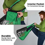 New Zealand and Ireland Rugby Custom Grocery Bag Maori Tiki Fern Irish Celtic Cross - Aussie Hoodie