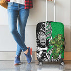New Zealand and Ireland Rugby Custom Luggage Cover Maori Tiki Fern Irish Celtic Cross - Aussie Hoodie