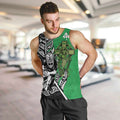 New Zealand and Ireland Rugby Custom Men Tank Top Maori Tiki Fern Irish Celtic Cross - Aussie Hoodie