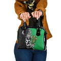 New Zealand and Ireland Rugby Custom Shoulder Handbag Maori Tiki Fern Irish Celtic Cross - Aussie Hoodie