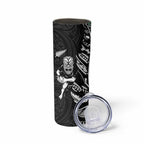 New Zealand and Ireland Rugby Skinny Tumbler Maori Tiki Fern Irish Celtic Cross - Aussie Hoodie