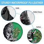 New Zealand and Ireland Rugby Custom Spare Tire Cover Maori Tiki Fern Irish Celtic Cross - Aussie Hoodie