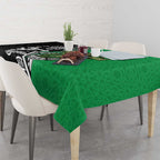 New Zealand and Ireland Rugby Custom Tablecloth Maori Tiki Fern Irish Celtic Cross - Aussie Hoodie