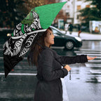 New Zealand and Ireland Rugby Custom Umbrella Maori Tiki Fern Irish Celtic Cross - Aussie Hoodie