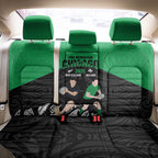 New Zealand and Ireland Rugby Back Car Seat Cover Chicago 2025 Go All Black Shamrocks - Aussie Hoodie