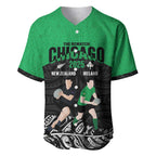 New Zealand and Ireland Rugby Custom Baseball Jersey Chicago 2025 Go All Black Shamrocks - Aussie Hoodie
