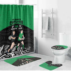New Zealand and Ireland Rugby Bathroom Set Chicago 2025 Go All Black Shamrocks - Aussie Hoodie