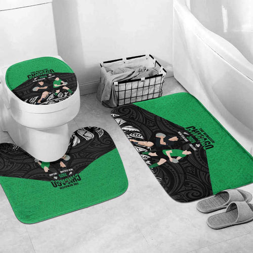 New Zealand and Ireland Rugby Bathroom Set Chicago 2025 Go All Black Shamrocks - Aussie Hoodie