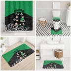 New Zealand and Ireland Rugby Bathroom Set Chicago 2025 Go All Black Shamrocks - Aussie Hoodie