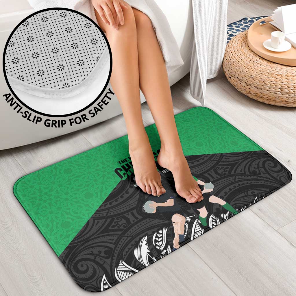New Zealand and Ireland Rugby Bathroom Set Chicago 2025 Go All Black Shamrocks - Aussie Hoodie
