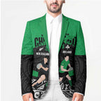 New Zealand and Ireland Rugby Custom Blazer Chicago 2025 Go All Black Shamrocks - Aussie Hoodie