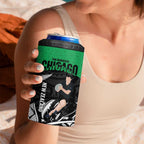 New Zealand and Ireland Rugby 4 in 1 Can Cooler Tumbler Chicago 2025 Go All Black Shamrocks - Aussie Hoodie