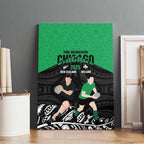 New Zealand and Ireland Rugby Canvas Wall Art Chicago 2025 Go All Black Shamrocks - Aussie Hoodie