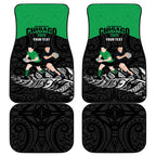 New Zealand and Ireland Rugby Custom Car Mats Chicago 2025 Go All Black Shamrocks - Aussie Hoodie