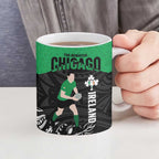 New Zealand and Ireland Rugby Ceramic Mug Chicago 2025 Go All Black Shamrocks - Aussie Hoodie