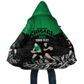 New Zealand and Ireland Rugby Custom Cloak Chicago 2025 Go All Black Shamrocks - Aussie Hoodie