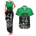 New Zealand and Ireland Rugby Custom Couples Matching Tank Maxi Dress and Hawaiian Shirt Chicago 2025 Go All Black Shamrocks - Aussie Hoodie