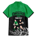 New Zealand and Ireland Rugby Custom Family Matching Off Shoulder Short Dress and Hawaiian Shirt Chicago 2025 Go All Black Shamrocks - Aussie Hoodie