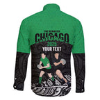 New Zealand and Ireland Rugby Custom Family Matching Summer Maxi Dress and Hawaiian Shirt Chicago 2025 Go All Black Shamrocks - Aussie Hoodie