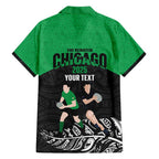 New Zealand and Ireland Rugby Custom Hawaiian Shirt Chicago 2025 Go All Black Shamrocks - Aussie Hoodie