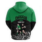 New Zealand and Ireland Rugby Custom Hoodie Chicago 2025 Go All Black Shamrocks - Aussie Hoodie
