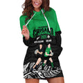 New Zealand and Ireland Rugby Custom Hoodie Dress Chicago 2025 Go All Black Shamrocks - Aussie Hoodie