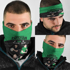 New Zealand and Ireland Rugby Neck Gaiter Chicago 2025 Go All Black Shamrocks - Aussie Hoodie