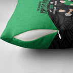 New Zealand and Ireland Rugby Pillow Cover Chicago 2025 Go All Black Shamrocks - Aussie Hoodie