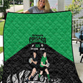 New Zealand and Ireland Rugby Quilt Chicago 2025 Go All Black Shamrocks - Aussie Hoodie
