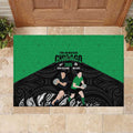 New Zealand and Ireland Rugby Rubber Doormat Chicago 2025 Go All Black Shamrocks - Aussie Hoodie