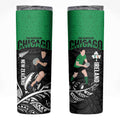 New Zealand and Ireland Rugby Skinny Tumbler Chicago 2025 Go All Black Shamrocks - Aussie Hoodie