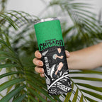 New Zealand and Ireland Rugby Skinny Tumbler Chicago 2025 Go All Black Shamrocks - Aussie Hoodie