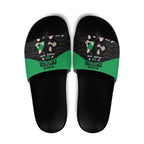 New Zealand and Ireland Rugby Slide Sandals Chicago 2025 Go All Black Shamrocks - Aussie Hoodie