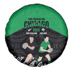 New Zealand and Ireland Rugby Spare Tire Cover Chicago 2025 Go All Black Shamrocks - Aussie Hoodie