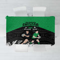 New Zealand and Ireland Rugby Tablecloth Chicago 2025 Go All Black Shamrocks - Aussie Hoodie